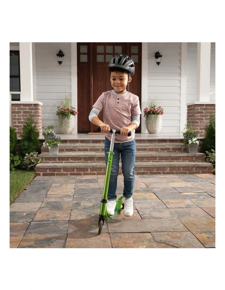 John Deere Adjustable Kick/Push Scooter Ride On w/ Light Up Wheels Kids 5y image 6