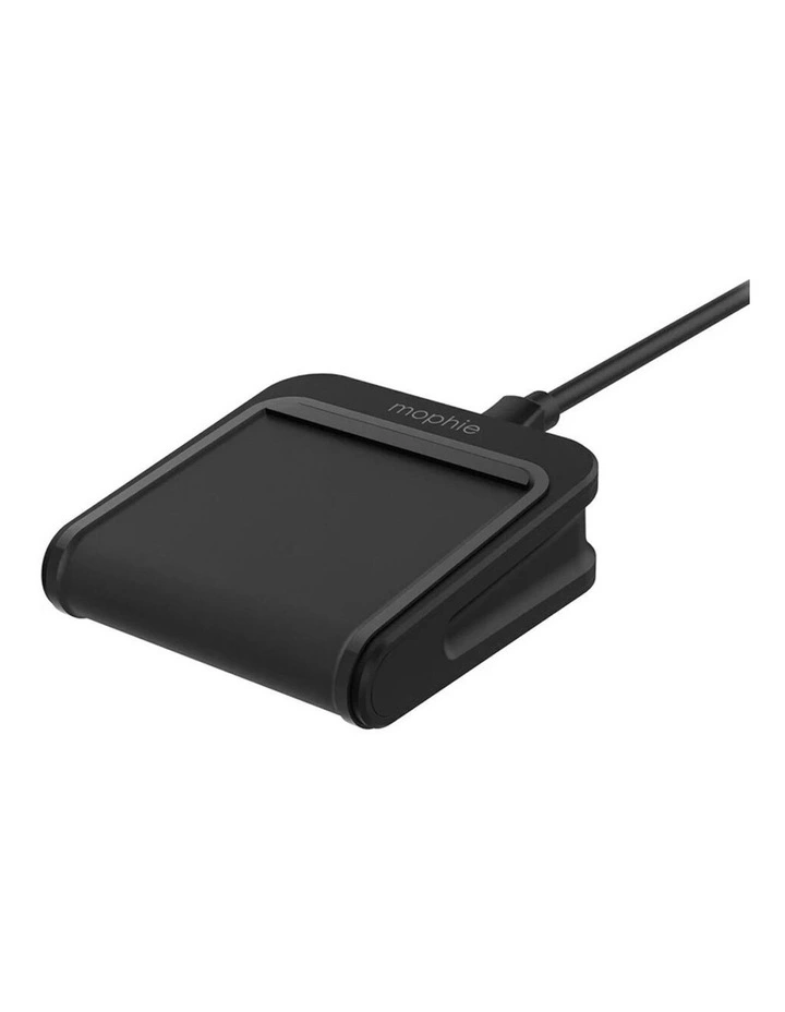 Mini Qi Wireless Charging Pad/Mat for iPhone 12/Samsung Galaxy S20 Black 6cm image 1