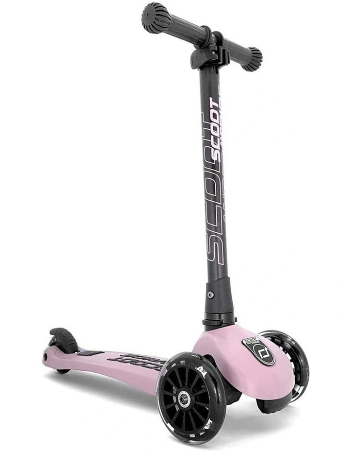 Scoot & Ride Highway Kick 3 Scooter LED Rose Kids/Childrens Interactive Toy 3  image 1