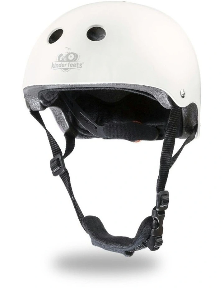 Kinderfeets Toddler Bike Helmet Fits Head 46-52cm Kids Safety Gear Matte White image 1