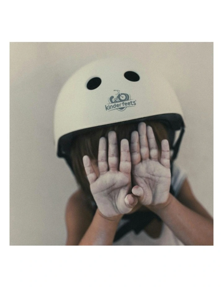 Kinderfeets Toddler Bike Helmet Fits Head 46-52cm Kids Safety Gear Matte White image 4