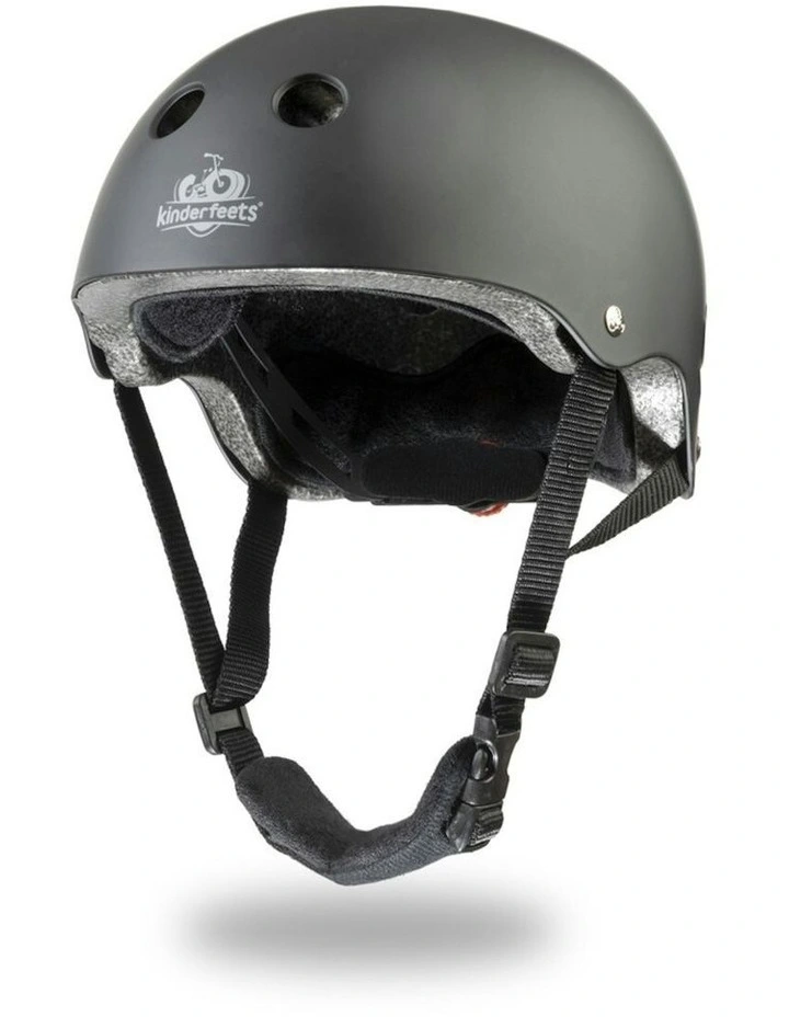 Kinderfeets Toddler Bike Helmet Fits Head 46-52cm Kids Safety Gear Matte Black image 1