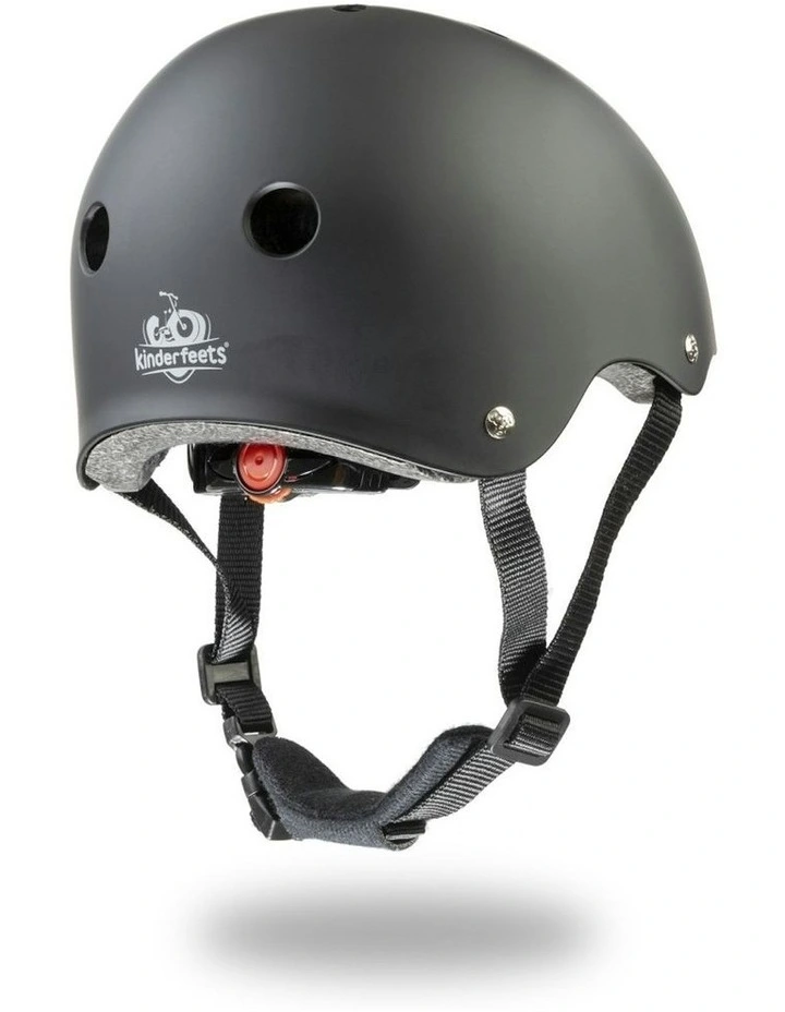 Kinderfeets Toddler Bike Helmet Fits Head 46-52cm Kids Safety Gear Matte Black image 2