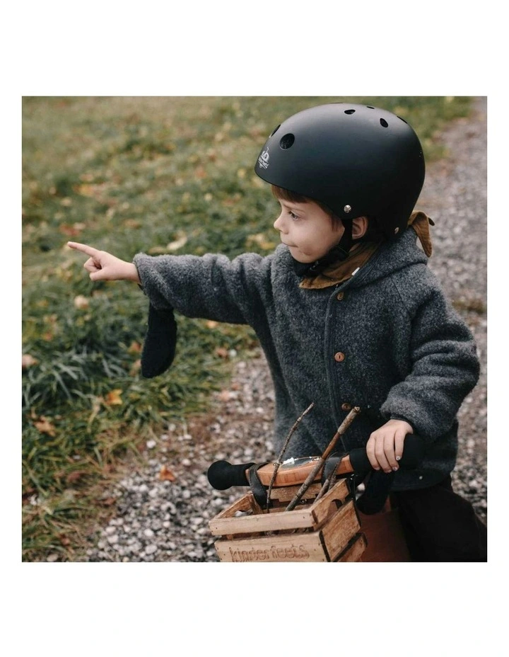 Kinderfeets Toddler Bike Helmet Fits Head 46-52cm Kids Safety Gear Matte Black image 7