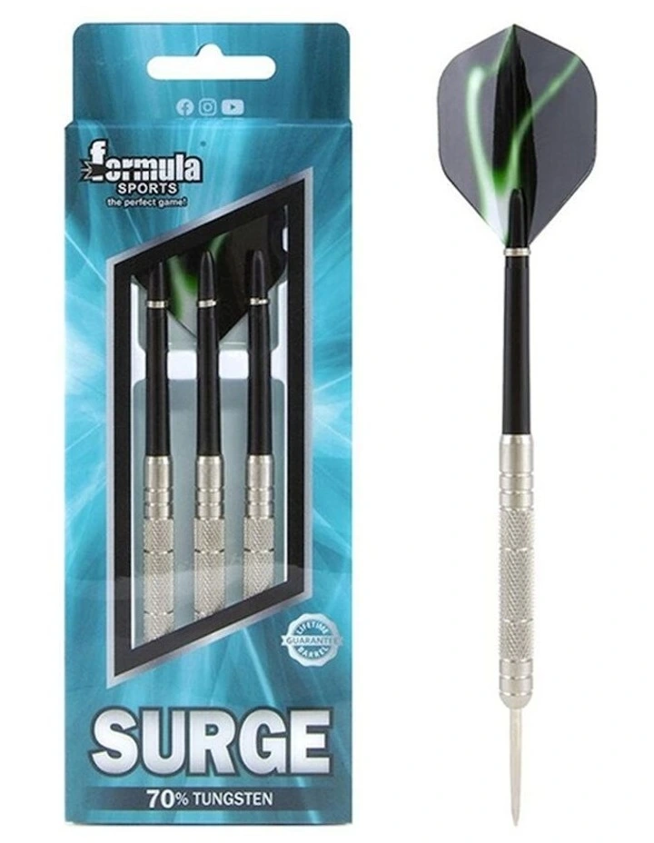 Formula Sports 23g Surge 70% Tungsten Knurled Dart Barrel/Nylon Shaft Game image 1