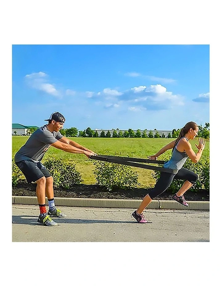 Black 6.4cm/40-80kg Resistance Power Band image 2