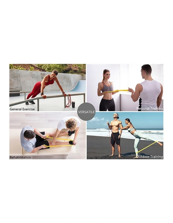Black 6.4cm/40-80kg Resistance Power Band image 3