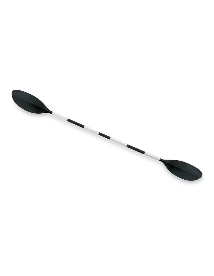 Intex 218cm Kayak Paddle/Oar Asymmetric Canoe Aluminium Shaft for Boats Black image 1