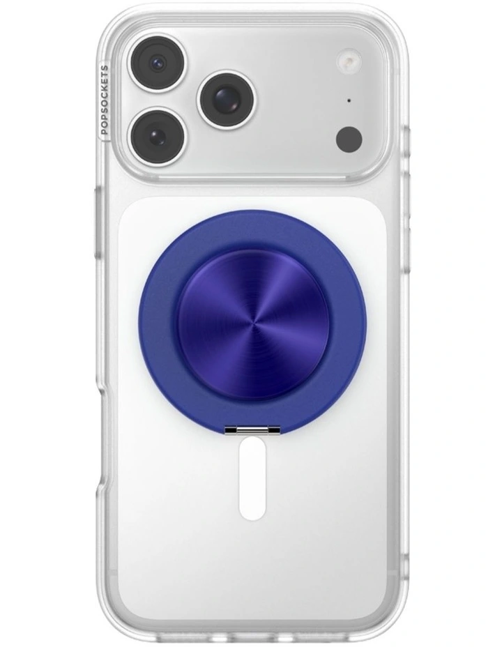 PopSockets PopGrip Kick-Out MagSafe Phone Grip & Stand (Swappable Top) - French Navy image 2