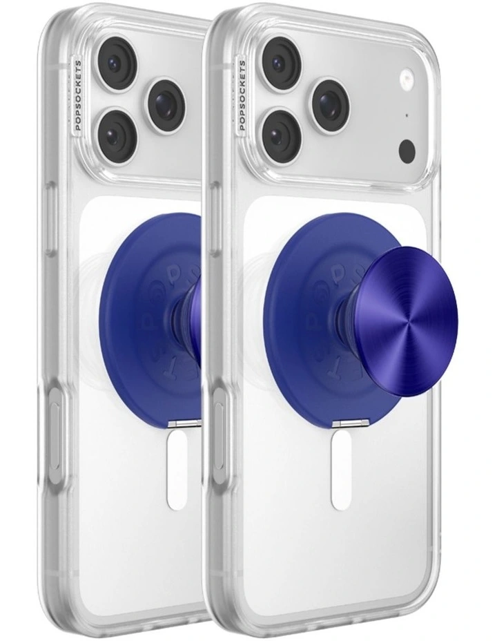 PopSockets PopGrip Kick-Out MagSafe Phone Grip & Stand (Swappable Top) - French Navy image 3
