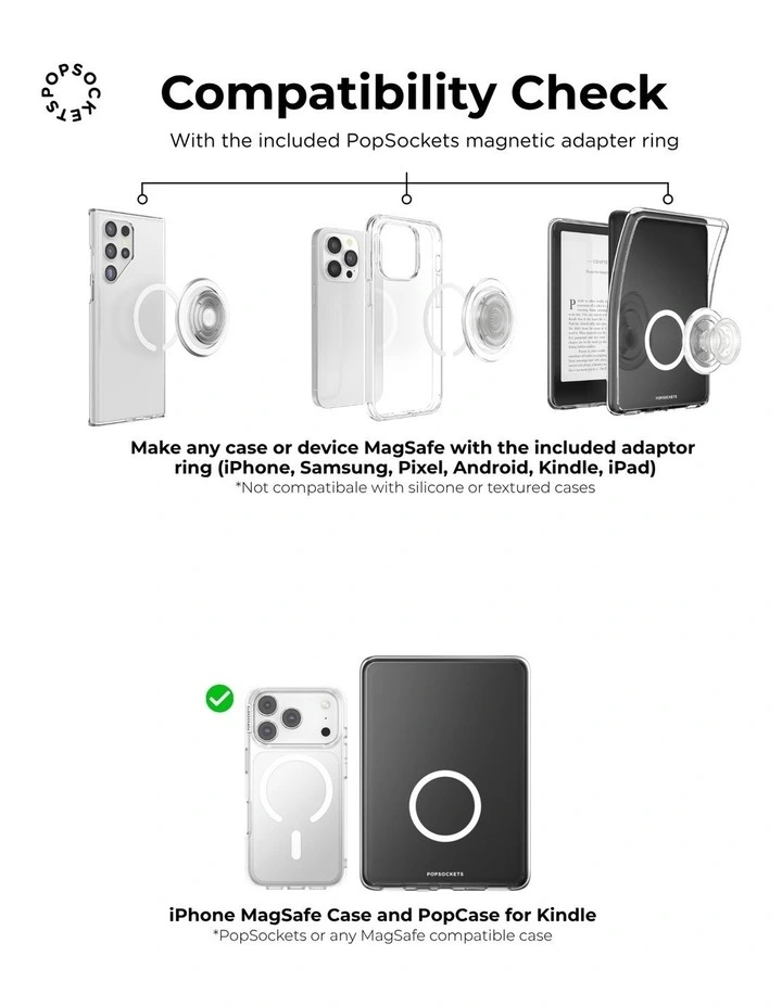 Rick & Morty x PopSockets MagSafe Phone Grip   Magnetic Adapter (Swappable Top) - Peace Among Worlds image 7