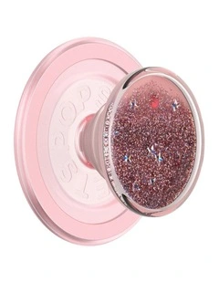 PopSockets PopGrip MagSafe Phone Grip Holder   Magnetic Adapter Ring (Swappable Top) - Tidepool Rose