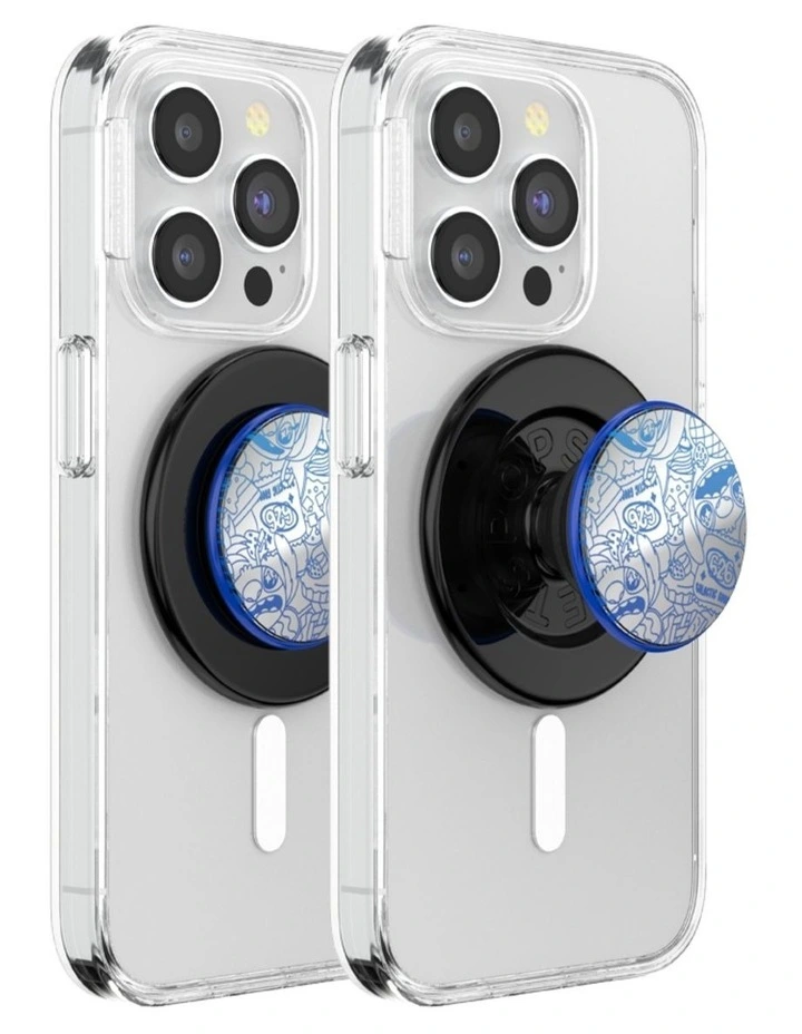 Stitch x PopSockets MagSafe Phone Grip   Magnetic Adapter (Swappable Top) - Mirror Stitch Snack Toss image 3