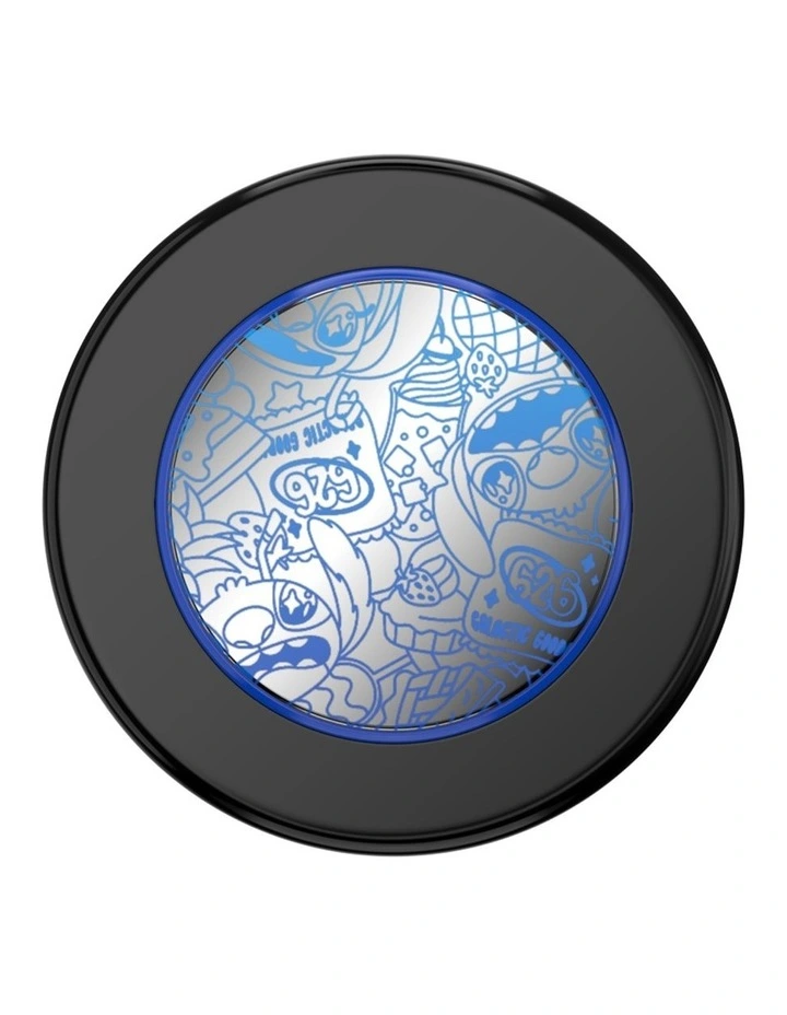 Stitch x PopSockets MagSafe Phone Grip   Magnetic Adapter (Swappable Top) - Mirror Stitch Snack Toss image 4