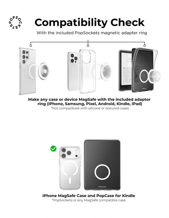 Stitch x PopSockets MagSafe Phone Grip   Magnetic Adapter (Swappable Top) - Mirror Stitch Snack Toss image 7
