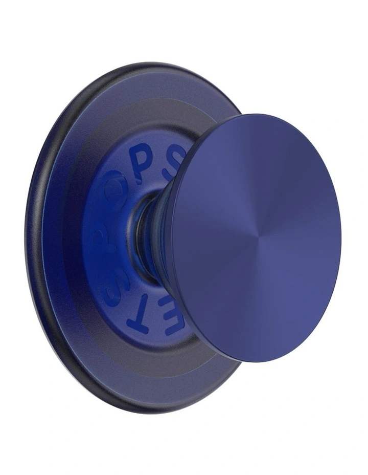 PopSockets MagSafe Phone Grip Holder Magnetic Adapter Ring (Swappable Top) - Aluminum French Navy image 1