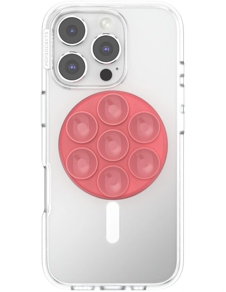 PopSockets PopGrip SuckUp Suction MagSafe 3in1 Mount Grip Stand (Swappable Top) - Putty image 2