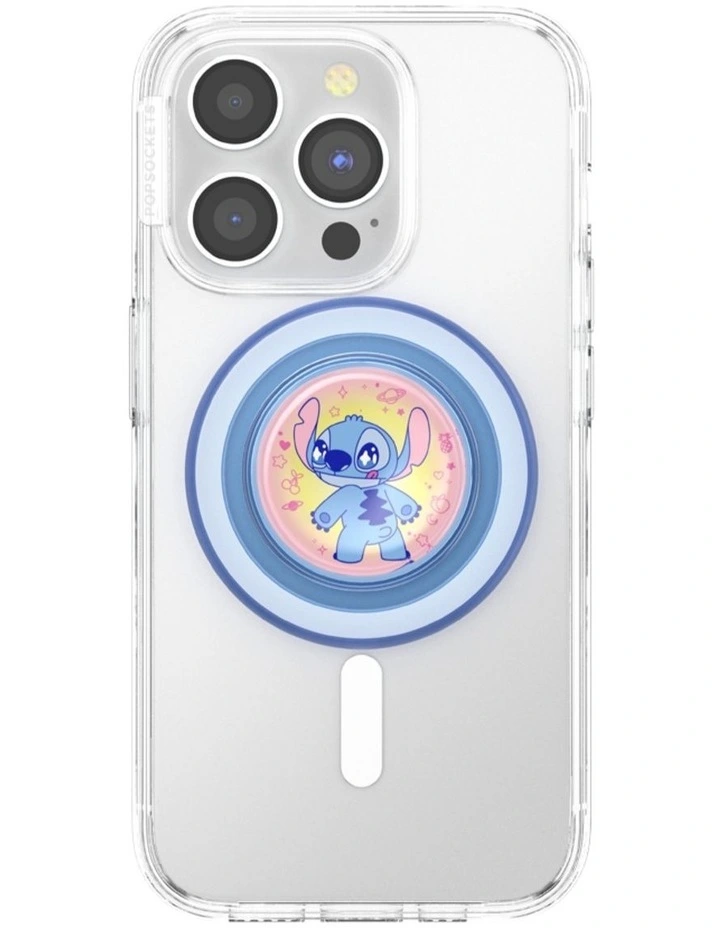 Stitch x PopSockets MagSafe Phone Grip Magnetic Adapter Ring (Swappable Top) - Jelly Star Stitch image 2