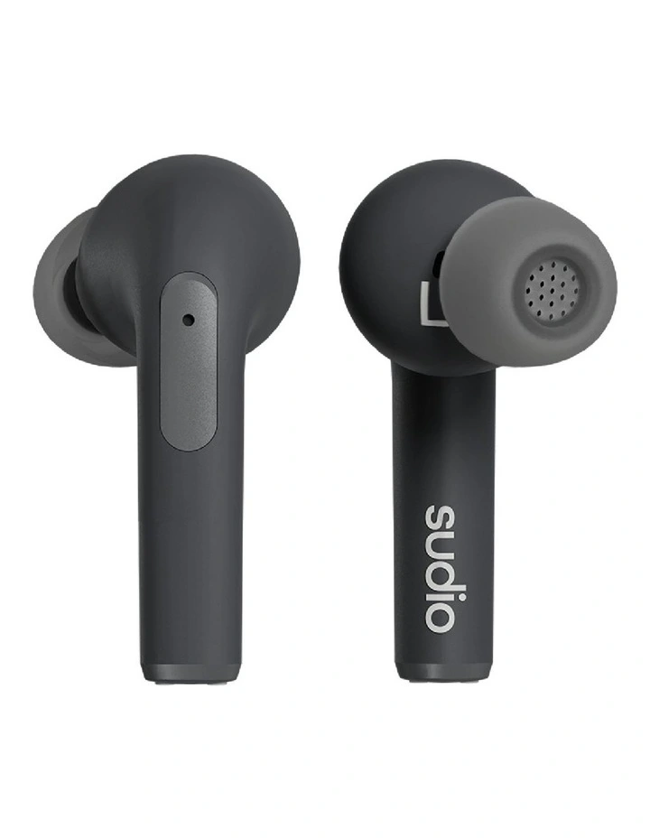 Sudio N2 Pro True Wireless Bluetooth In-Ear Headphones, Active Noise Cancelling Earbuds - Black image 1