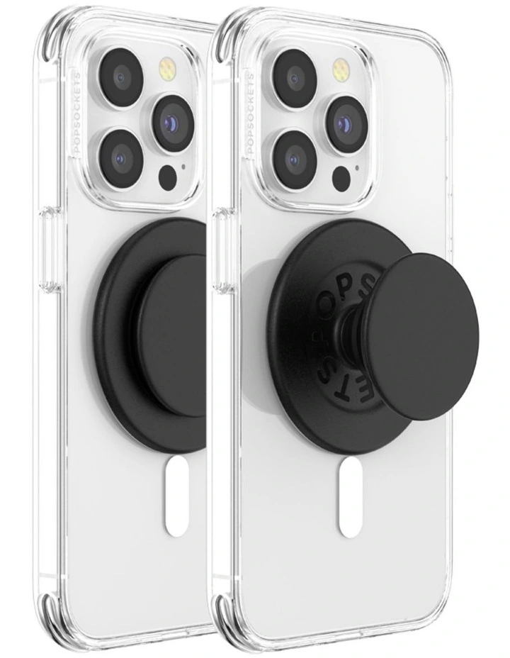PopSockets PopGrip MagSafe Phone Grip Holder Magnetic Adapter Ring (Swappable Top) - Black image 3