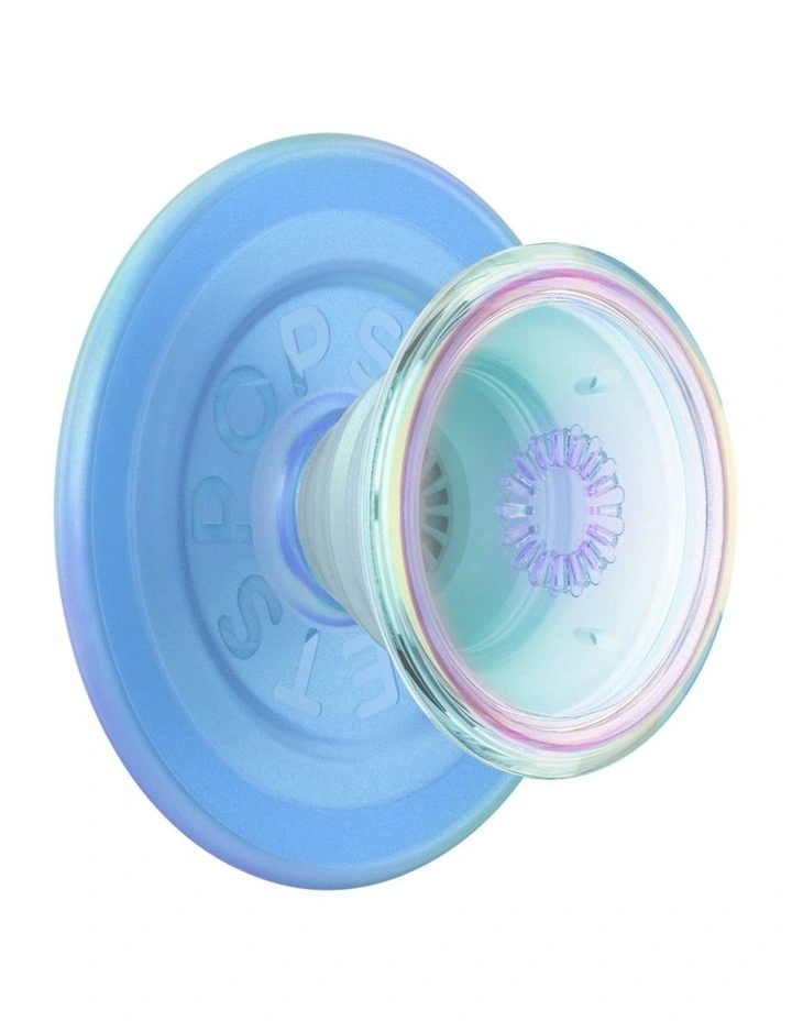 PopSockets PopGrip MagSafe Phone Grip Holder   Magnetic Adapter (Swappable Top) - Opalescent Blue image 1