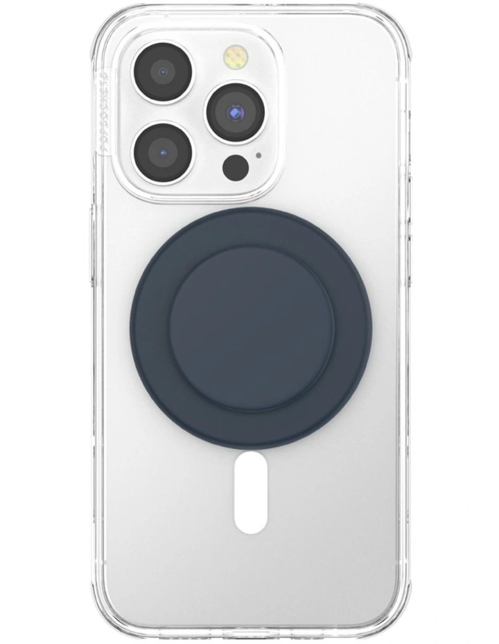 PopSockets PopGrip MagSafe Phone Grip Holder Magnetic Adapter Ring (Swappable Top) - Navy image 2