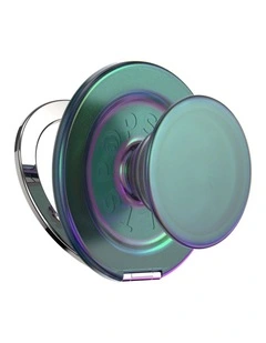 PopSockets PopGrip Kick-Out MagSafe Phone Grip & Stand (Swappable Top) - Nightshade