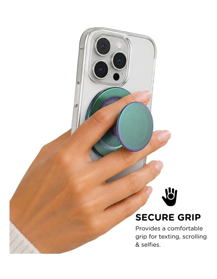 PopSockets PopGrip Kick-Out MagSafe Phone Grip & Stand (Swappable Top) - Nightshade image 4