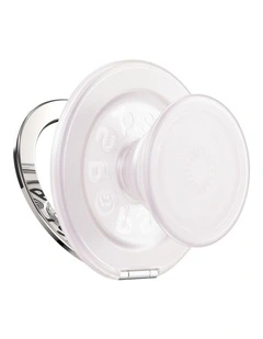 PopSockets PopGrip Kick-Out MagSafe Phone Grip & Stand (Swappable Top) - Opalescent White