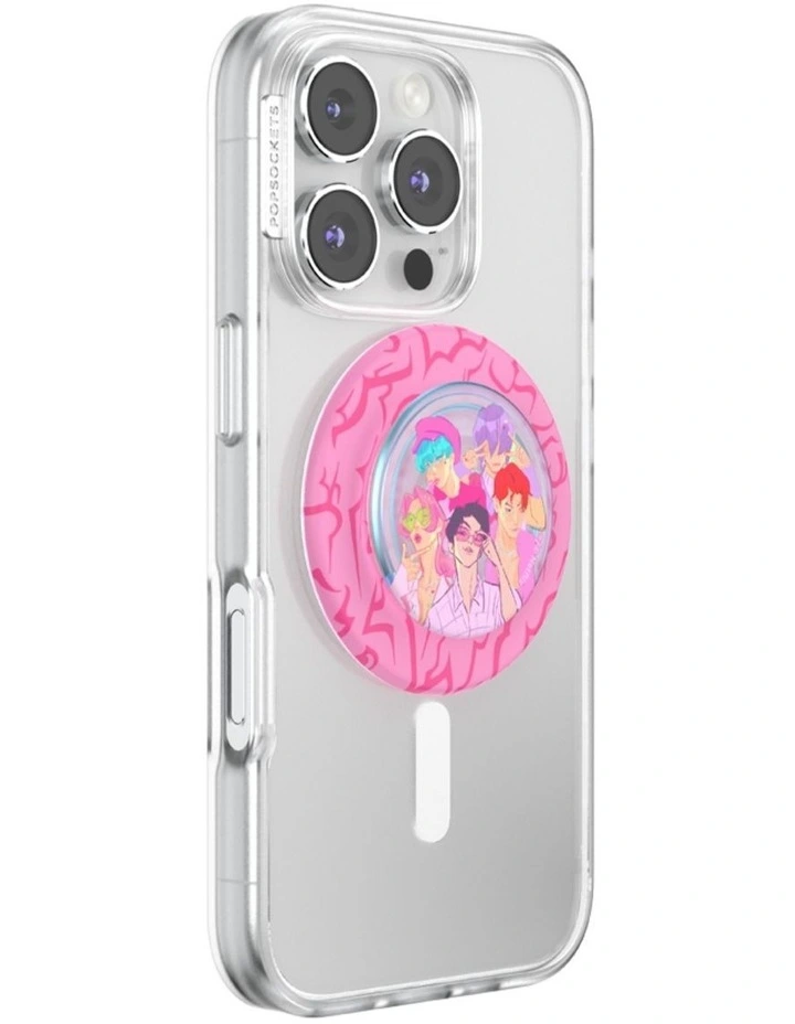 KPop Demon Hunters x PopSockets MagSafe Phone Grip Magnetic Adapter (Swappable Top) - Saja Boys image 2