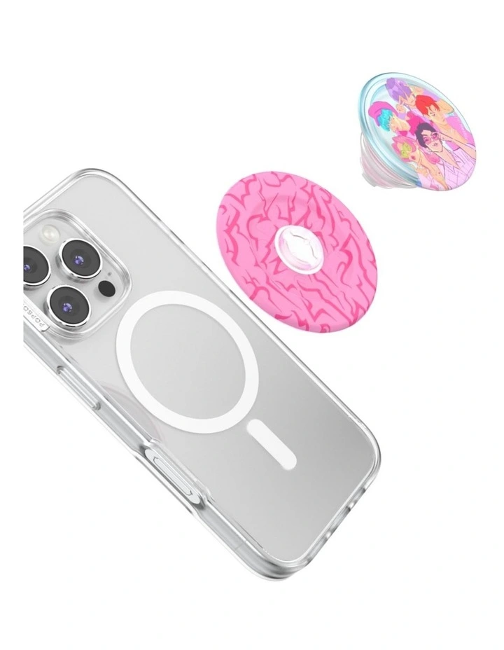 KPop Demon Hunters x PopSockets MagSafe Phone Grip Magnetic Adapter (Swappable Top) - Saja Boys image 4