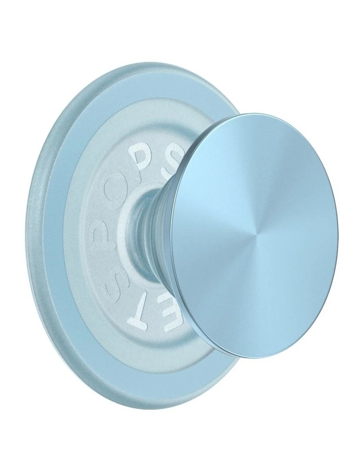 PopSockets MagSafe Phone Grip Holder Magnetic Adapter Ring (Swappable Top) - Aluminum Blue Sigh image 1