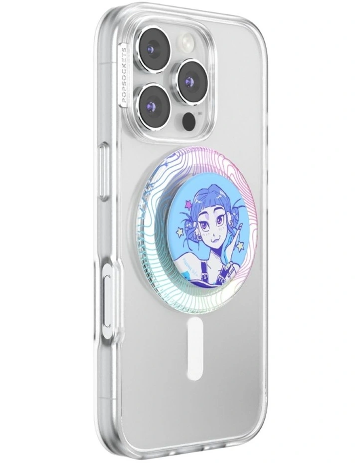 KPop Demon Hunters x PopSockets MagSafe Phone Grip   Magnetic Adapter (Swappable Top) - Huntrix Zoey image 2