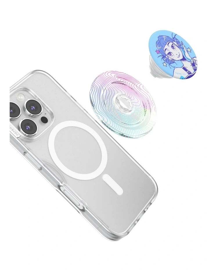 KPop Demon Hunters x PopSockets MagSafe Phone Grip   Magnetic Adapter (Swappable Top) - Huntrix Zoey image 4