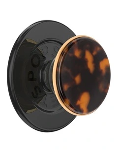 PopSockets PopGrip MagSafe Phone Grip Holder   Magnetic Adapter Ring (Swappable Top) - Tortoise