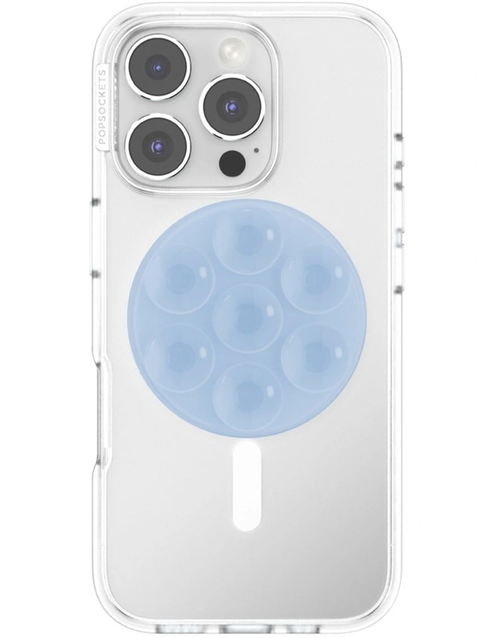 PopSockets PopGrip SuckUp Suction MagSafe 3in1 Mount Grip Stand (Swappable Top) - Frost image 2
