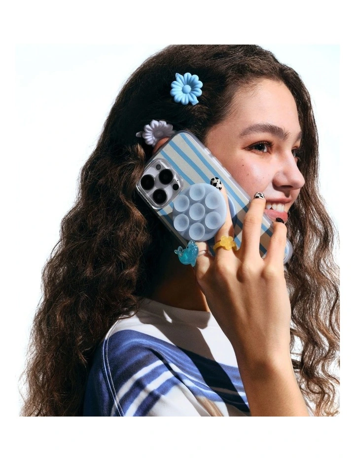 PopSockets PopGrip SuckUp Suction MagSafe 3in1 Mount Grip Stand (Swappable Top) - Frost image 4