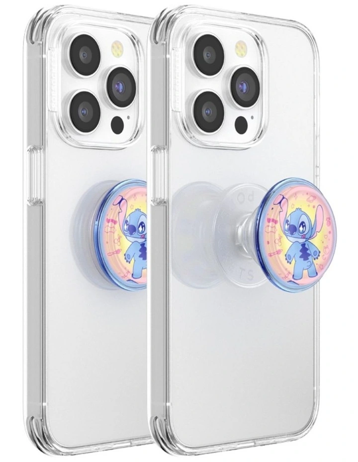 Stitch x PopSockets PopGrip Swappable Phone Grip & Holder - Jelly Star Stitch image 4