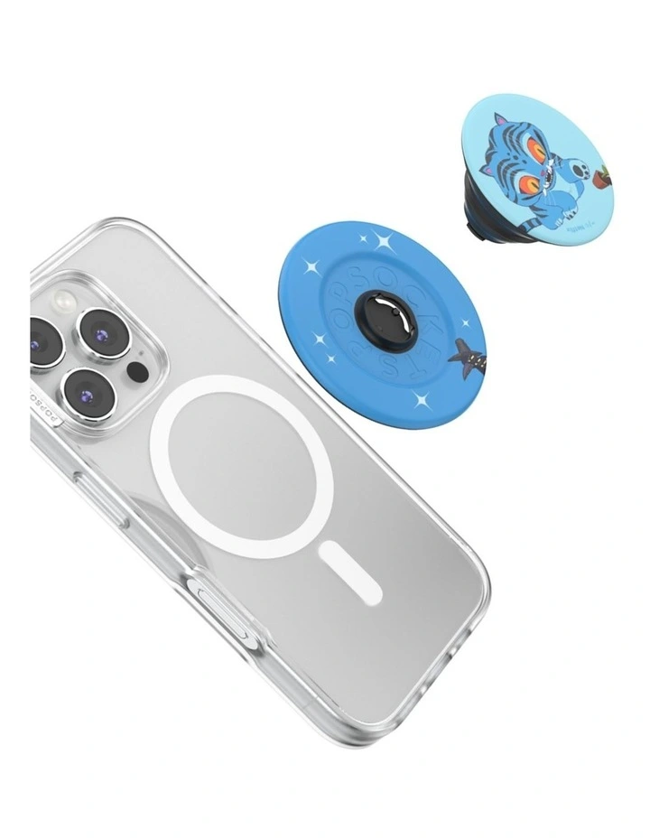 KPop Demon Hunters x PopSockets MagSafe Phone Grip   Magnetic Adapter (Swappable Top) - Derpy Tiger image 4