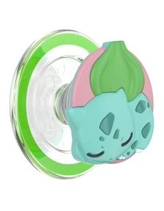 Pokemon x PopSockets MagSafe Phone Grip   Magnetic Adapter (Swappable Top) - PopOut Sleepy Bulbasaur