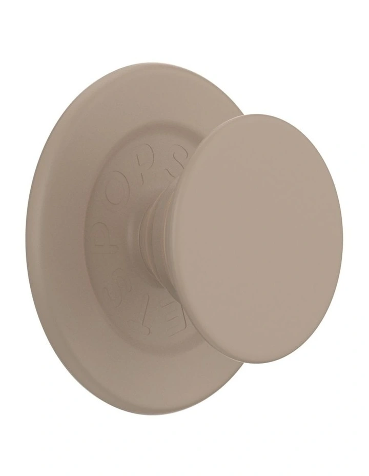 PopSockets PopGrip MagSafe Phone Grip Holder Magnetic Adapter Ring (Swappable Top) - Latte image 1