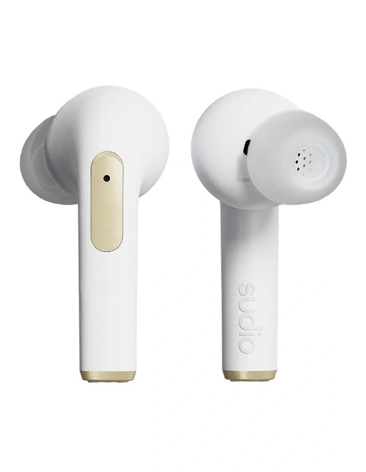Sudio N2 Pro True Wireless Bluetooth In-Ear Headphones, Active Noise Cancelling Earbuds - White image 1