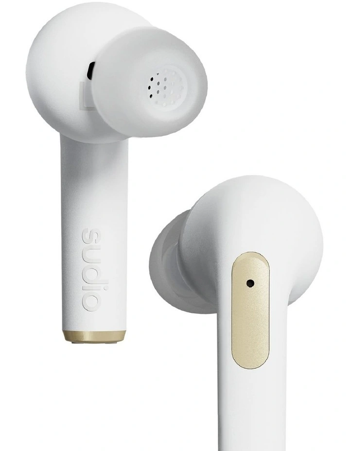 Sudio N2 Pro True Wireless Bluetooth In-Ear Headphones, Active Noise Cancelling Earbuds - White image 5