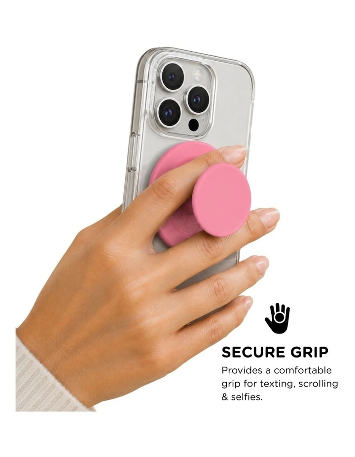 PopSockets PopGrip Kick-Out MagSafe Phone Grip & Stand (Swappable Top) - Putty image 4