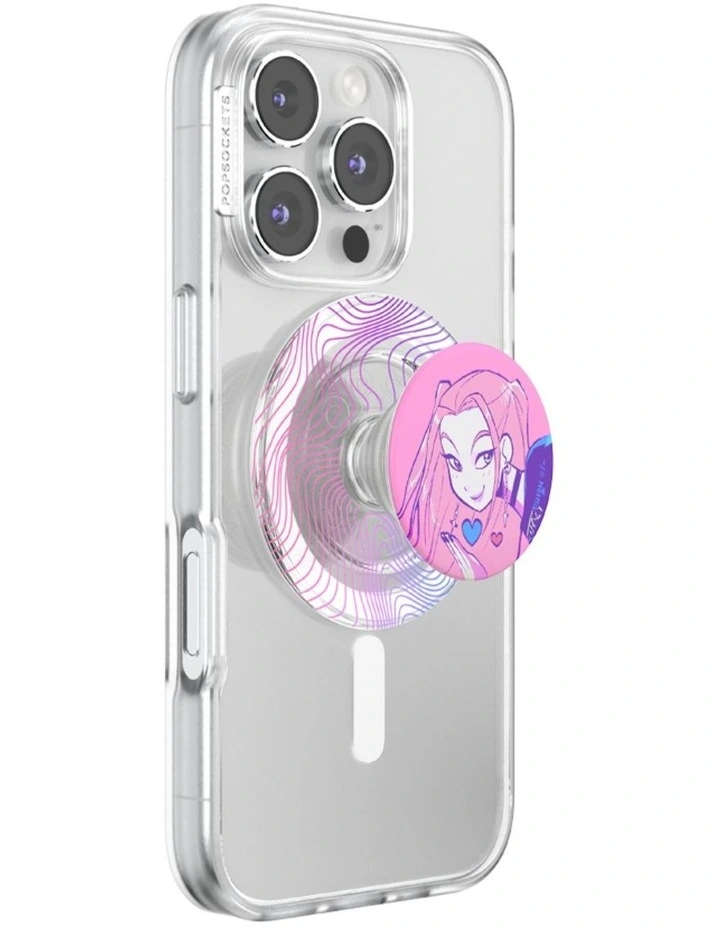 KPop Demon Hunters x PopSockets MagSafe Phone Grip Magnetic Adapter (Swappable Top) - Huntrix Mira image 1