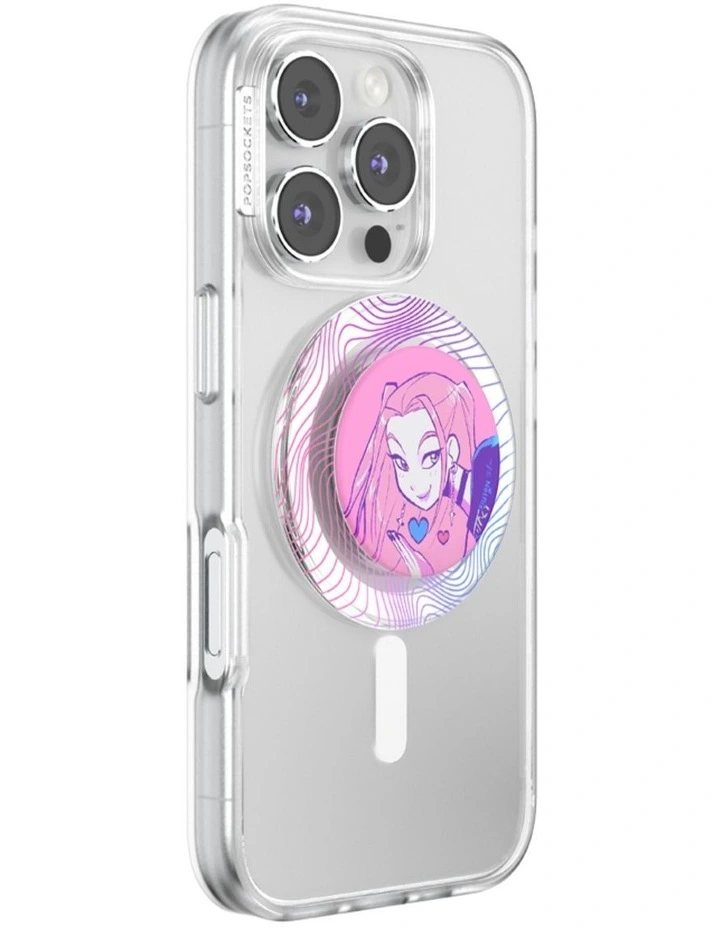 KPop Demon Hunters x PopSockets MagSafe Phone Grip Magnetic Adapter (Swappable Top) - Huntrix Mira image 2