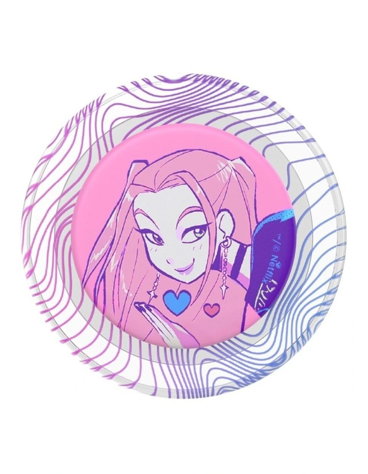 KPop Demon Hunters x PopSockets MagSafe Phone Grip Magnetic Adapter (Swappable Top) - Huntrix Mira image 3