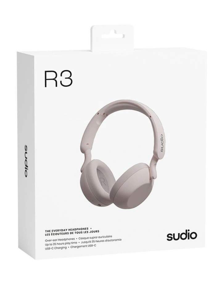 Sudio R3 Over-Ear Bluetooth Wireless Headphones - Pink image 7