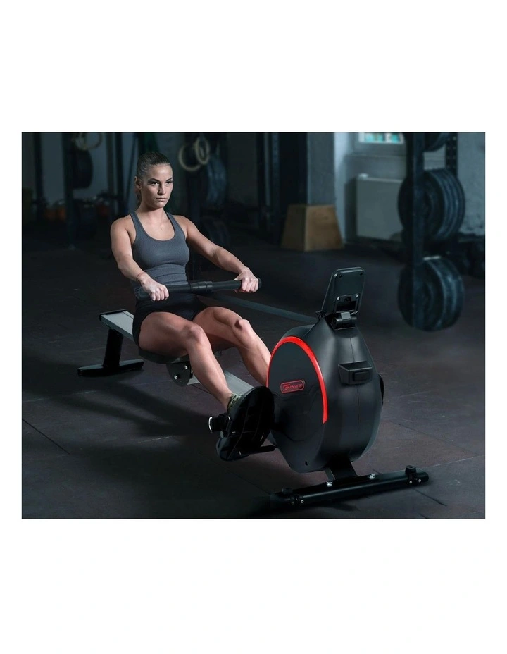 Finex Rowing Machine Rower Magnetic Resistance Fitness Home Gym Cardio 16-Level image 5