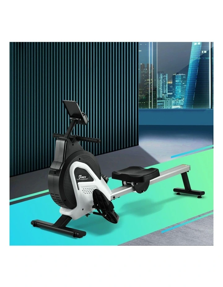 Finex Rowing Machine Rower Magnetic Resistance Fitness Workout Home Gym Cardio image 4